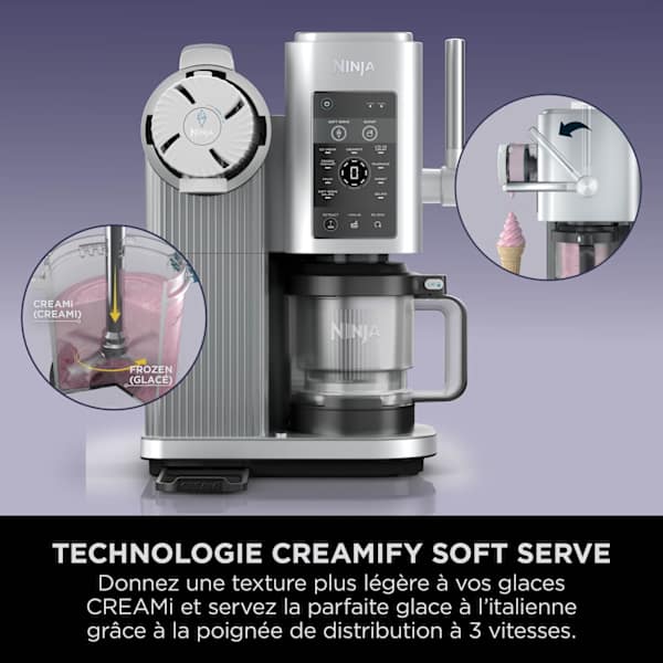 Ninja Swirl by CREAMi NC701EU 13-in-1 Ice Cream & Soft Serve Maker 12