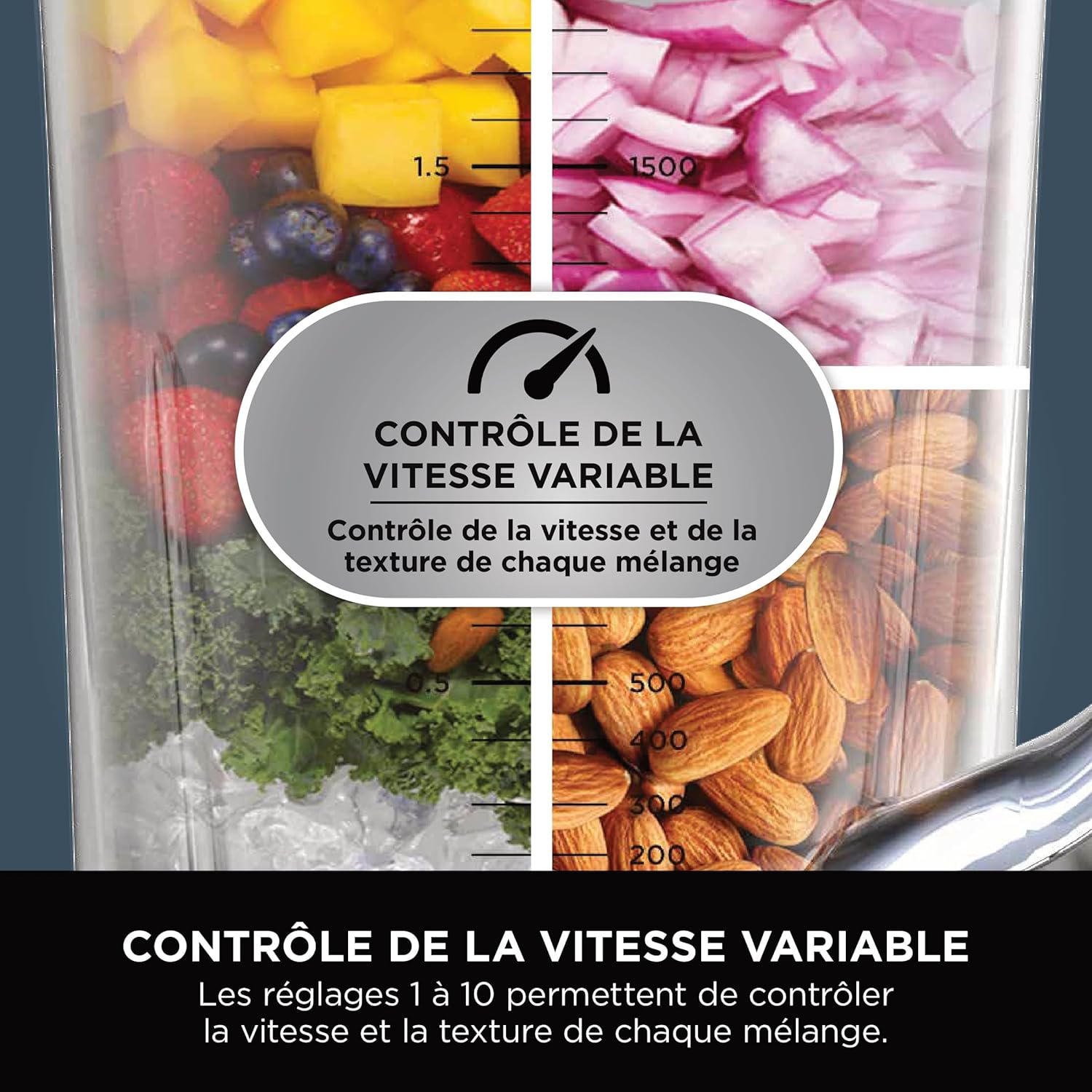 Ninja Detect Power Blender Processor Pro 3-en-1 1200W Stone/Or (TB401EUSTGD) 4