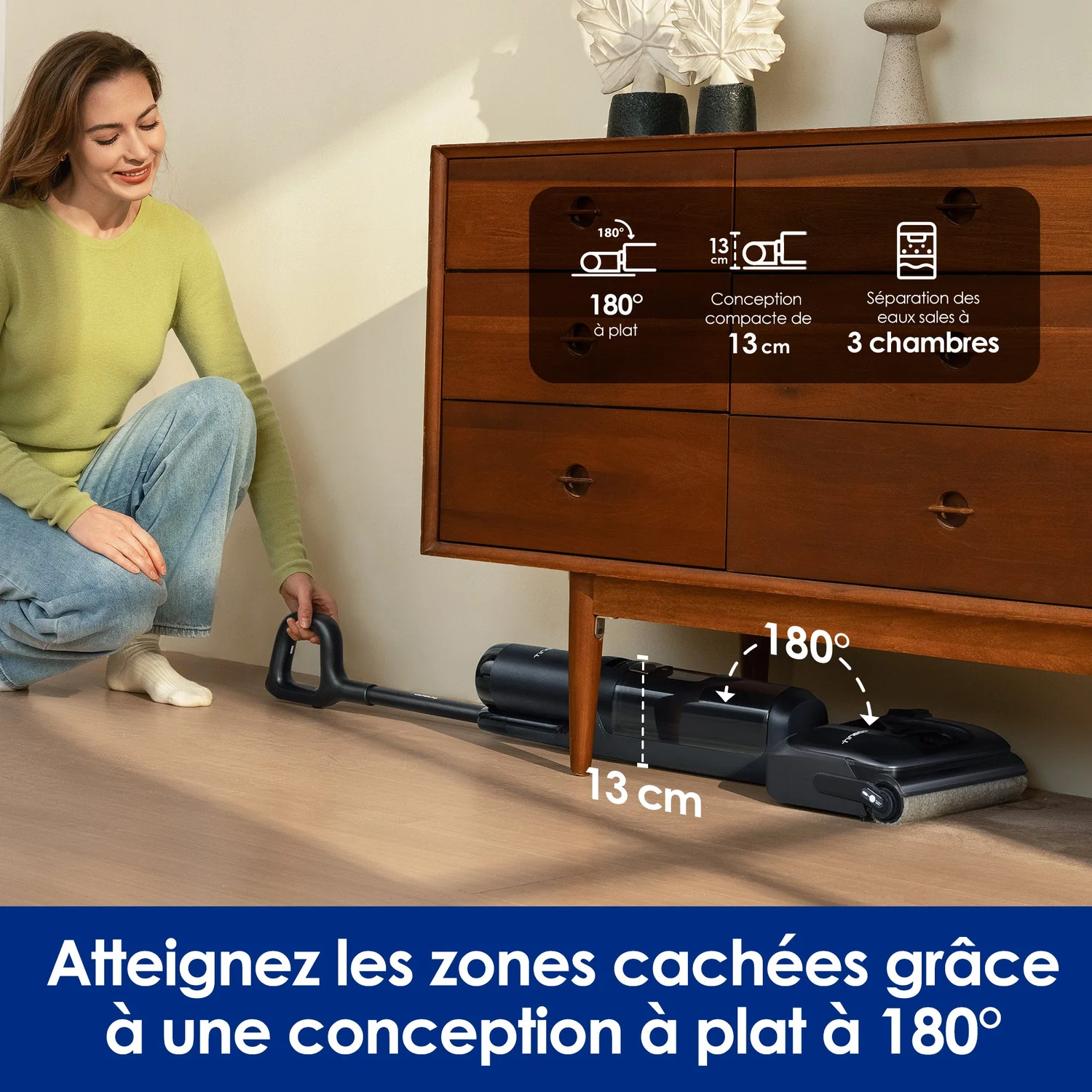 Tineco Floor ONE S7 Stretch Ultra Aspirateur Sec et Humide Sans Fil 3