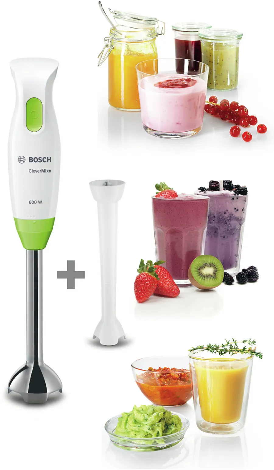 Bosch CleverMixx Dip & Dressing Hand Blender 600W by Bosch - View 2