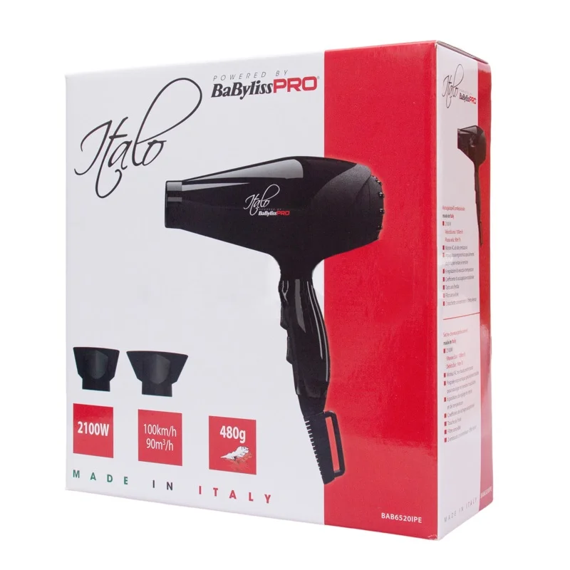 Italo Hair Dryer - BaByliss Pro 2100W - BAB6520IPE by Babyliss - View 2