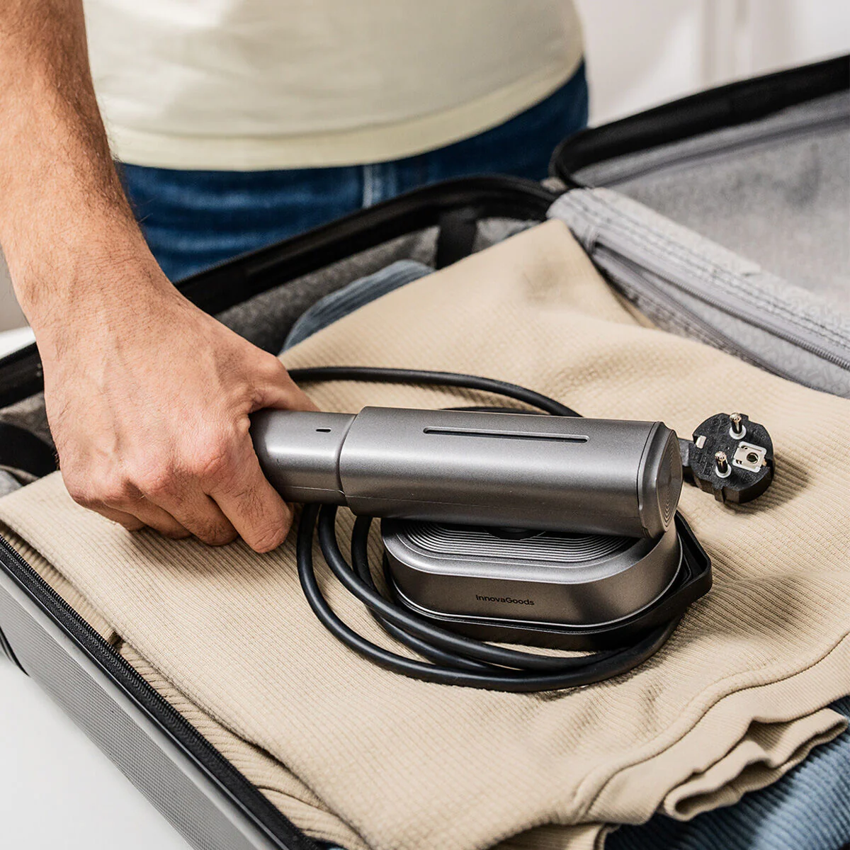 Vaoron InnovaGoods 2‑in‑1 Vertical Travel Steam Iron 9