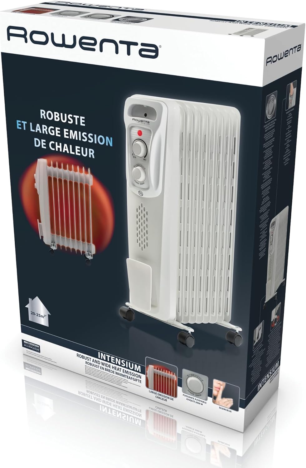 Rowenta Intensium Radiateur à bain d’huile 2000 W 6