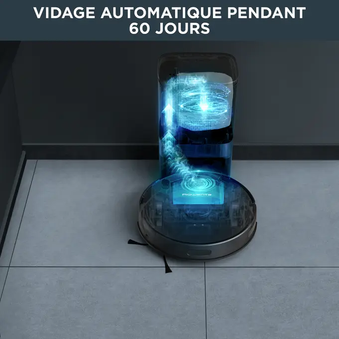 X-Plorer Series 75S+, Robot Vacuum Cleaner, Smart Navigation, 120min, Station 3