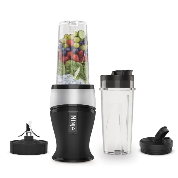 Slim Nutri Ninja Blender & Smoothie Maker 700W – QB3001EUS – Silver