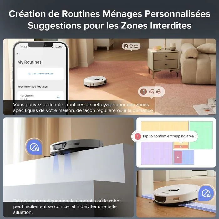 Roborock S7 Max Ultra Blanc - Robot Vacuum and Mop 5