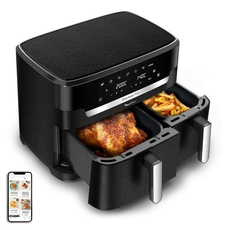 قلاية هوائية مزدوجة Easy Fry XXL بسعة 11 لتر - View 2