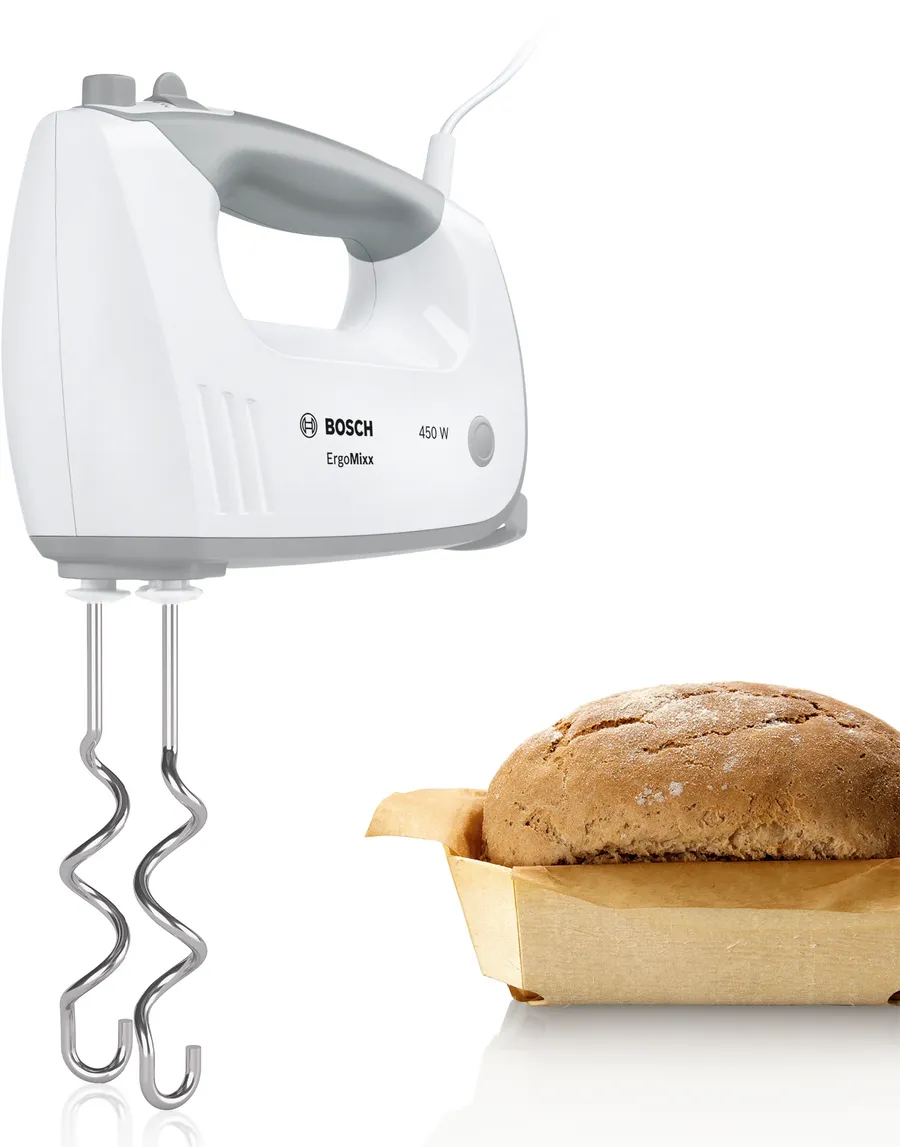 ErgoMixx Hand Mixer 450W White by Bosch - View 2