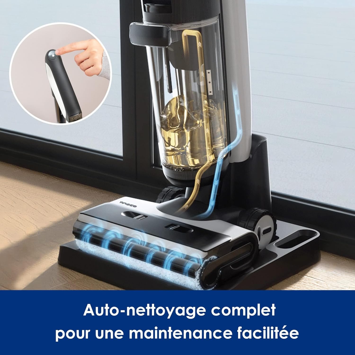 تينيكو FLOOR ONE S7 PRO Series مكنسة وممسحة جافة ورطبة ذكية لاسلكية 4