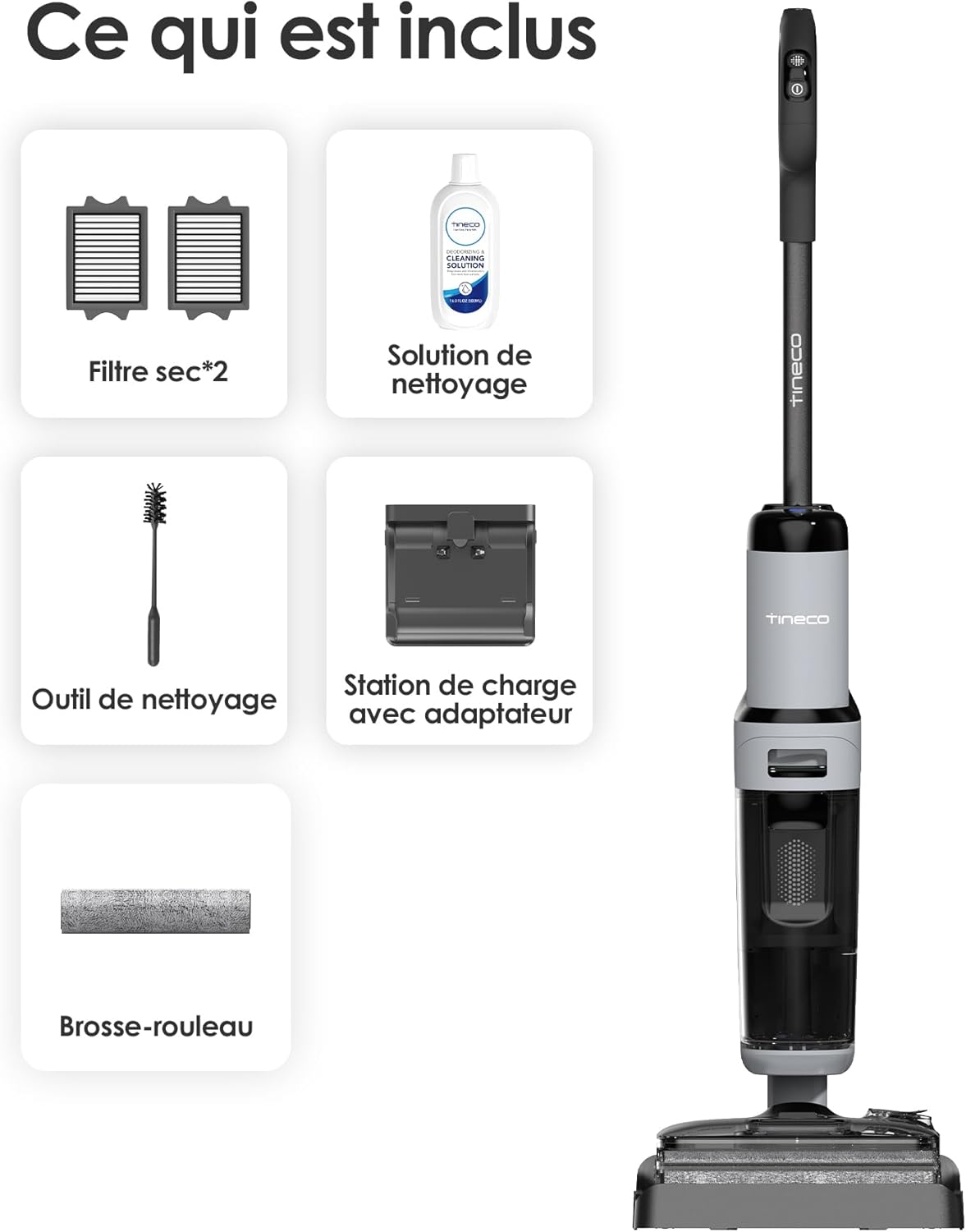 Tineco Floor One i5 Stretch Aspirateur Laveur 9