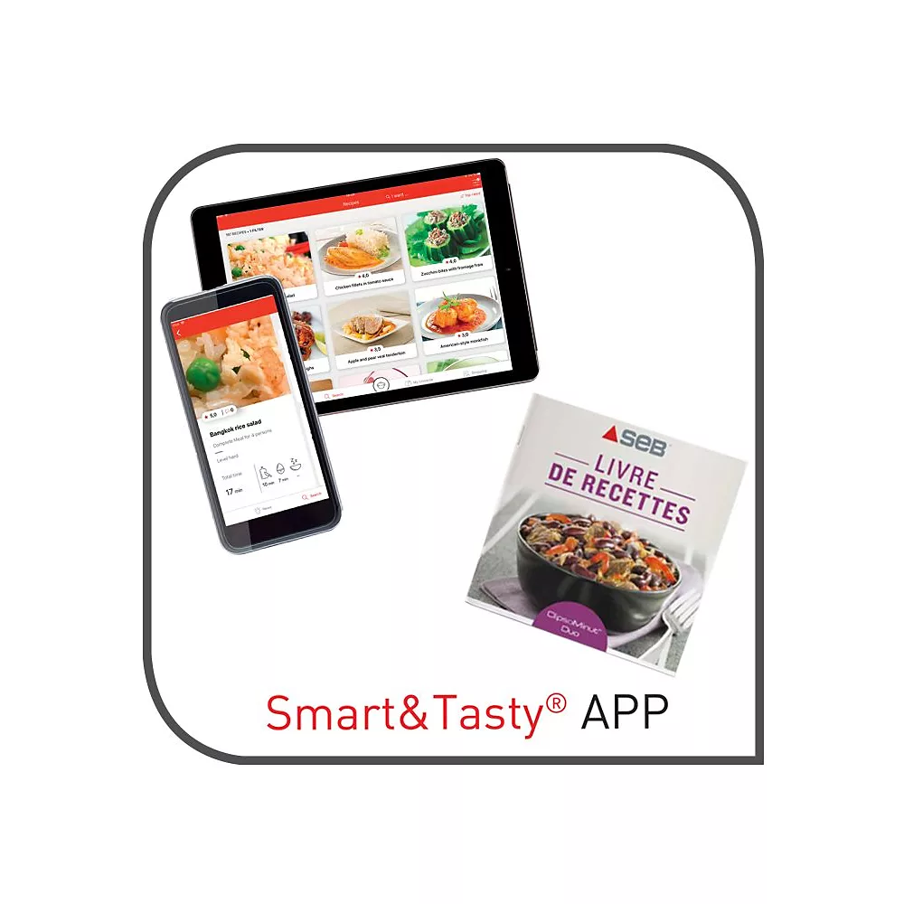 Cocotte SEB ClipsoMinut' Duo Copper 5L 5