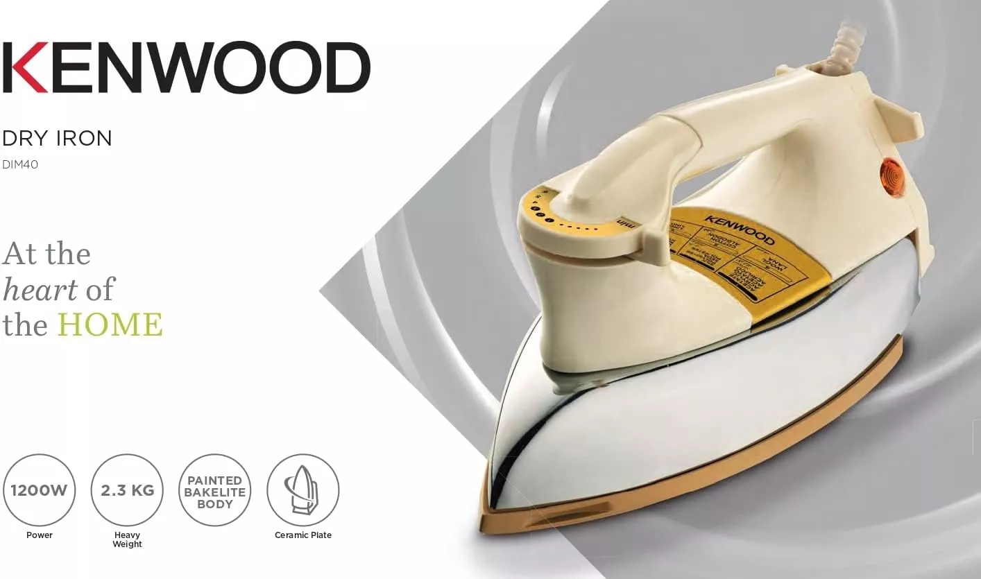 Kenwood Dry Iron, DIM40.000GO 6