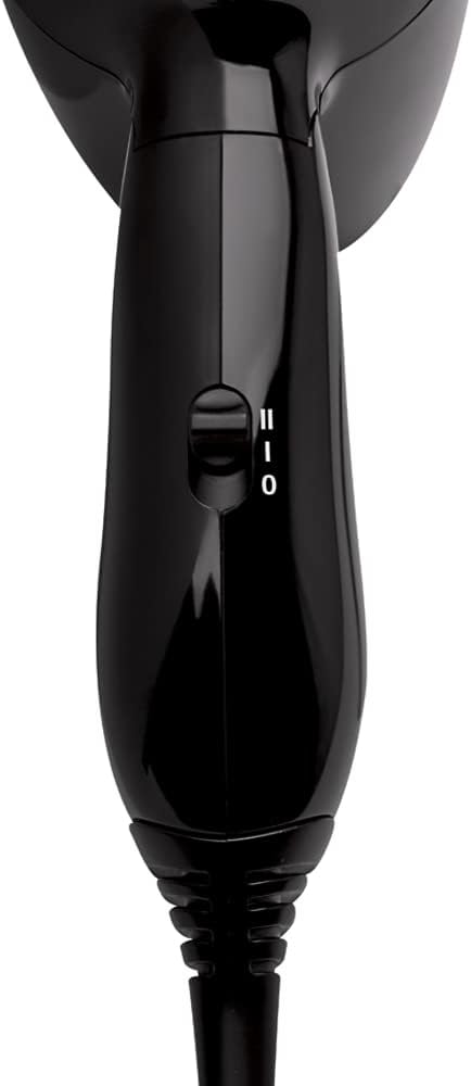 مجفف شعر سفر قابل للطي من ريفلون - مدمج وخفيف الوزن - 1200 واط - أسود 4