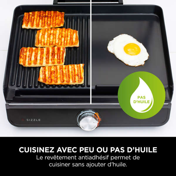 Grill et plancha d’intérieur Ninja Sizzle GR101EU 5