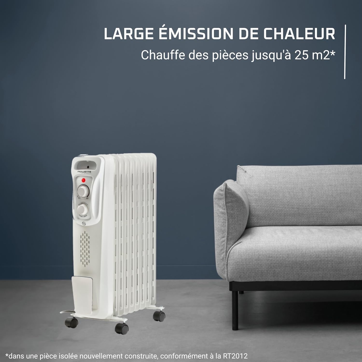 Rowenta Intensium Radiateur à bain d’huile 2000 W 4