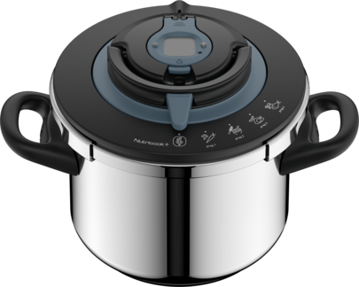 NUTRICOOK®+ Stainless Steel Pressure Cooker - Induction Compatible by Seb