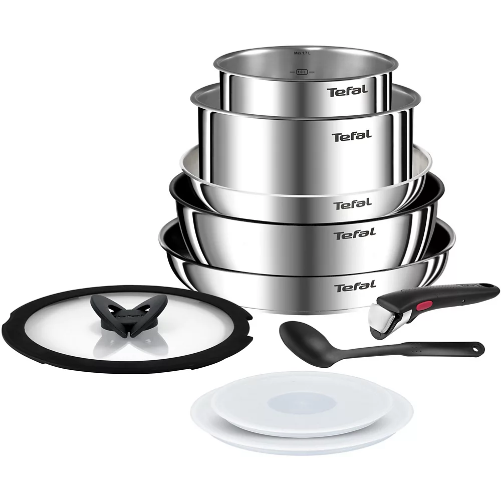 Tefal Ingenio Emotion 10-Piece Cookware Set - Induction Compatible