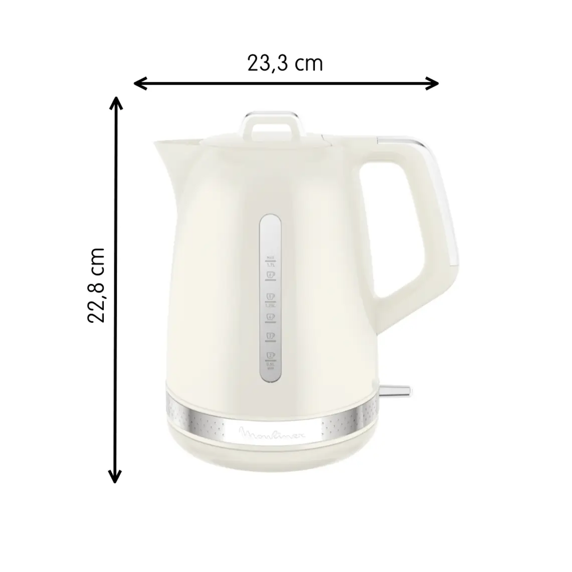 Moulinex Bouilloire electrique Soleil 1.7L 2400W 8