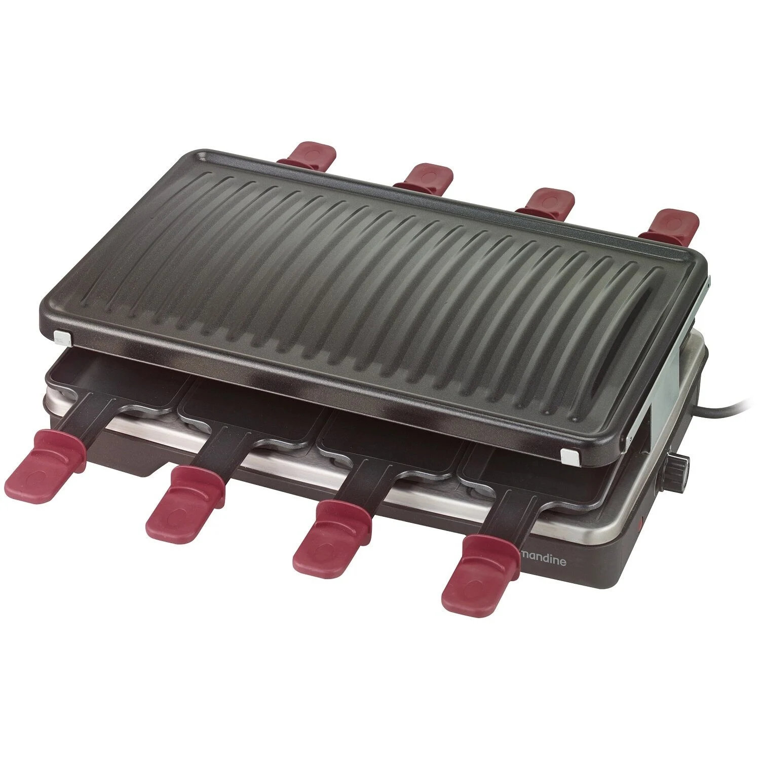Appareil à raclette et gril 8 personnes MRG8P1200-23 MANDINE by Mandine