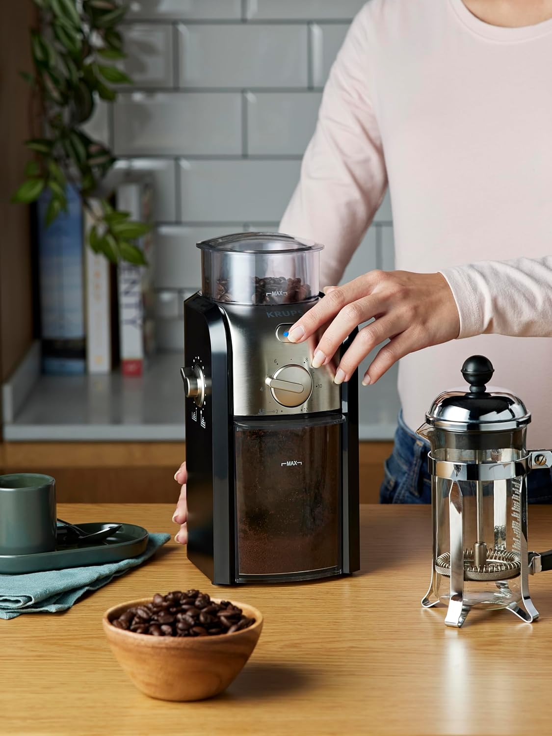 مطحنة قهوة كهربائية كروبس GVX242 8