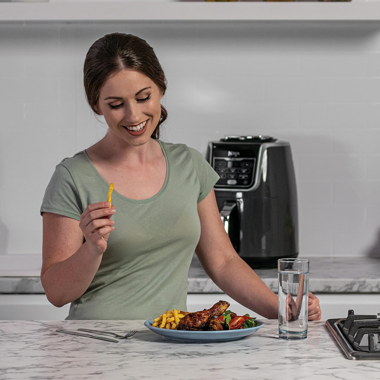 NINJA Air Fryer MAX Family Size, 5.2L AF160EU 5