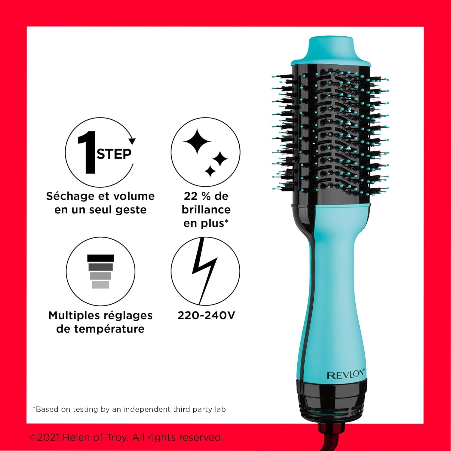 Revlon One-Step Dryer & Volumiser – 800W – Mint 3