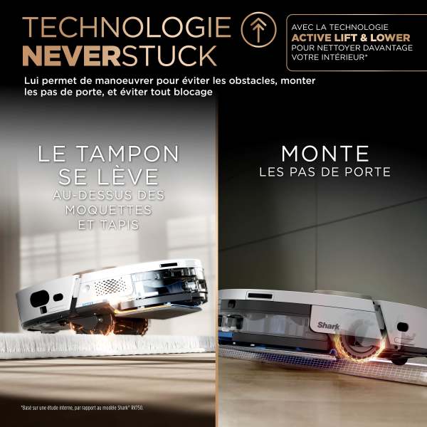 Shark PowerDetect NeverTouch Pro 2-in-1 Robot Vacuum and Mop AV2800ZEEUWH 5