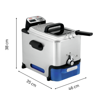 Seb Semi Pro Deep Fryer OleOcean Stainless Steel 3.5L 6