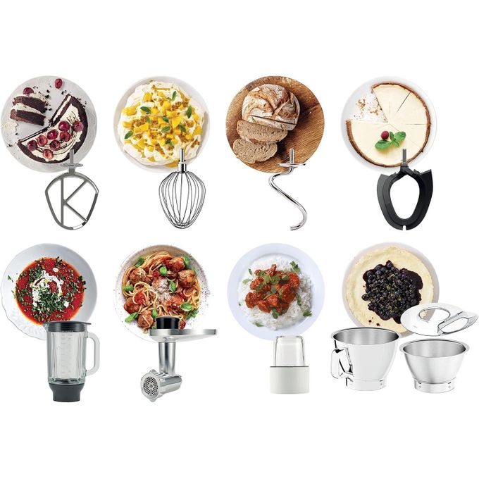 Kenwood Chef Titanium Chef Baker XL Stand Mixer KVL85.344SI Silver 4