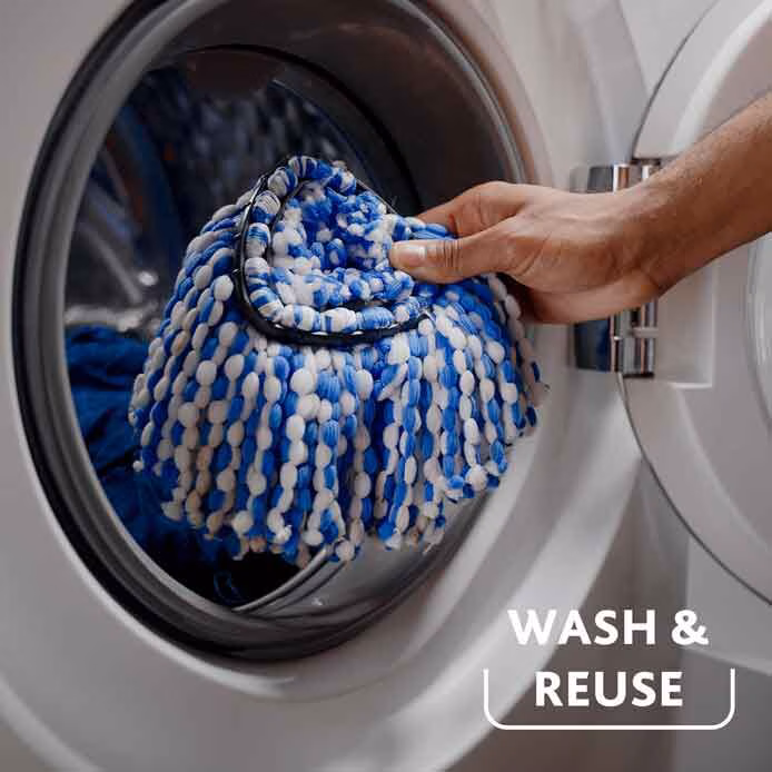 إعادة تعبئة ممسحة Vileda H2prO Spin Mop – تنظيف قوي ويدوم طويلاً من الألياف الدقيقة 3