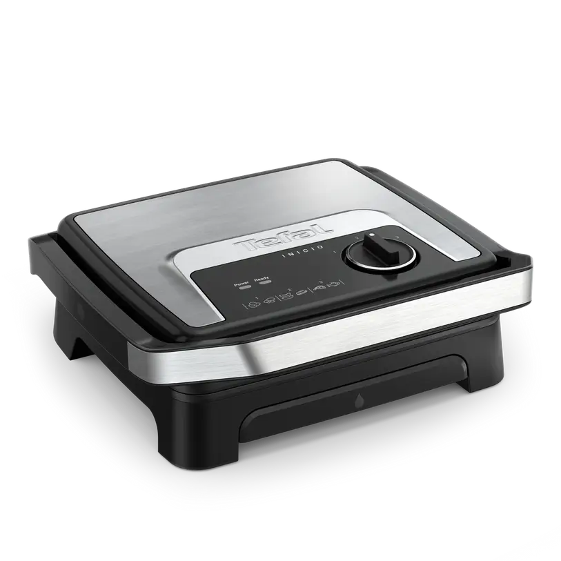 Tefal Inicio Adjust Panini & Grill Maker 2000W with Adjustable Thermostat by Tefal