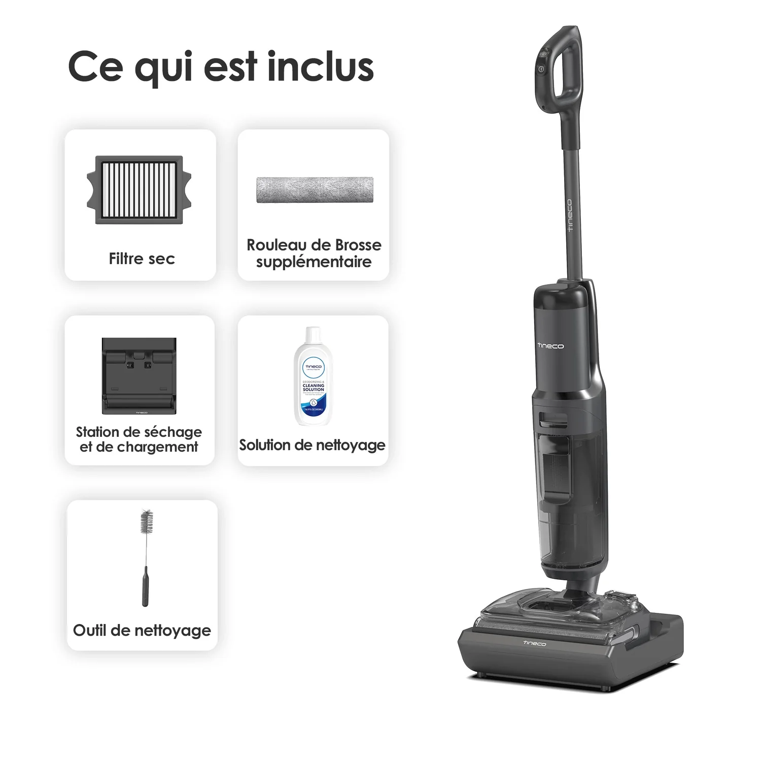 Tineco Floor ONE S7 Stretch Ultra Aspirateur Sec et Humide Sans Fil 5