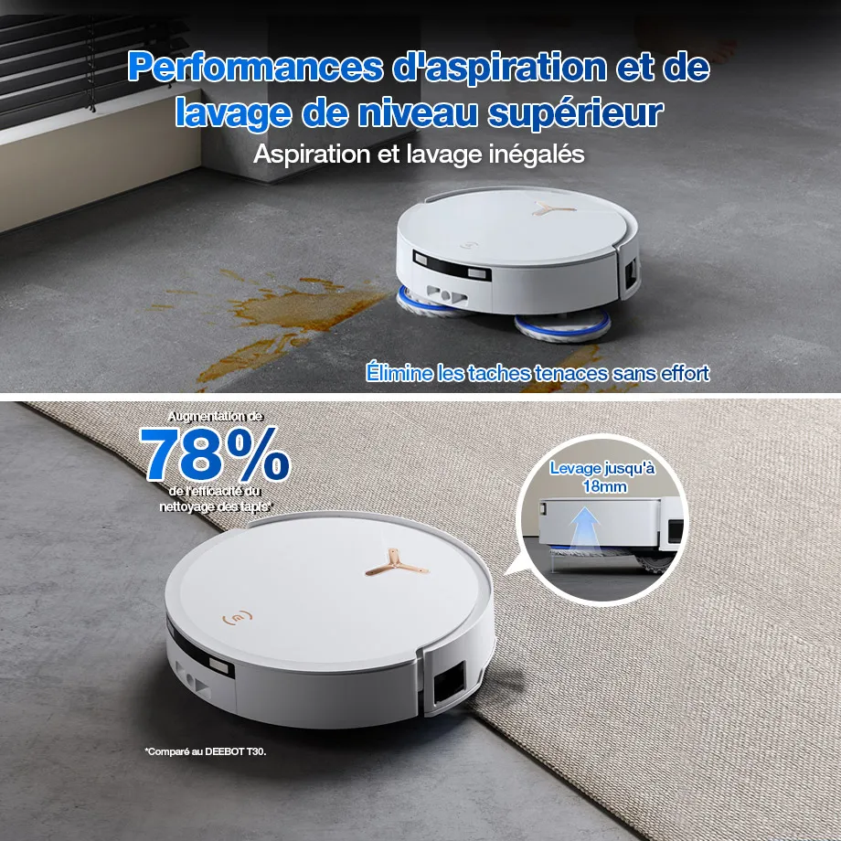 Ecovacs Deebot T50 Max Pro Omni Gen2 Blanc 5