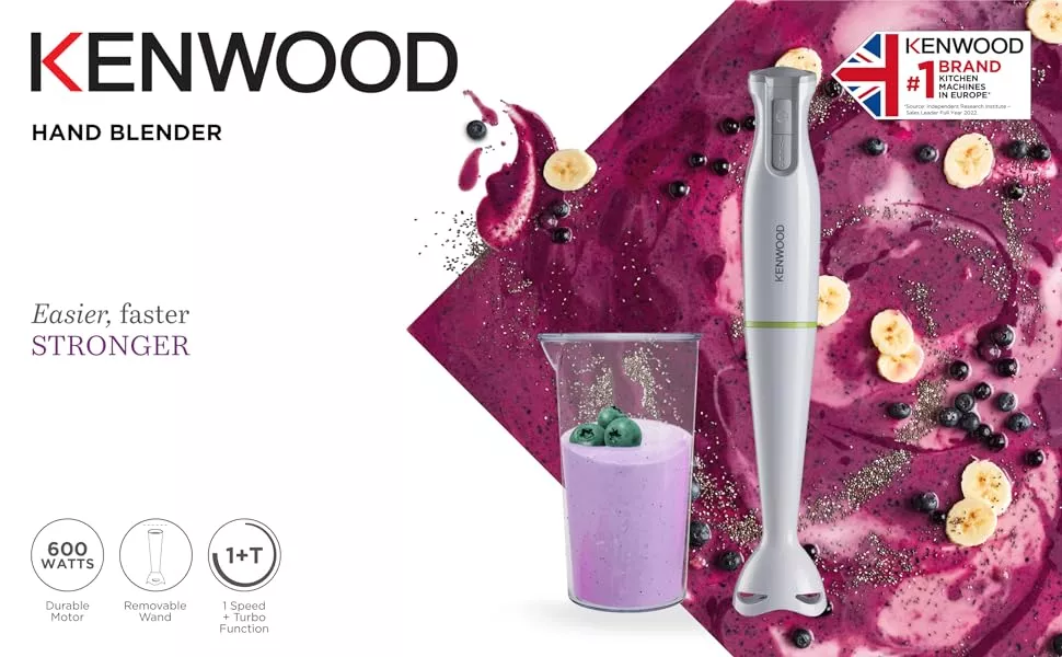 Kenwood Plastic Immersion Blender 600W, HBP02 2