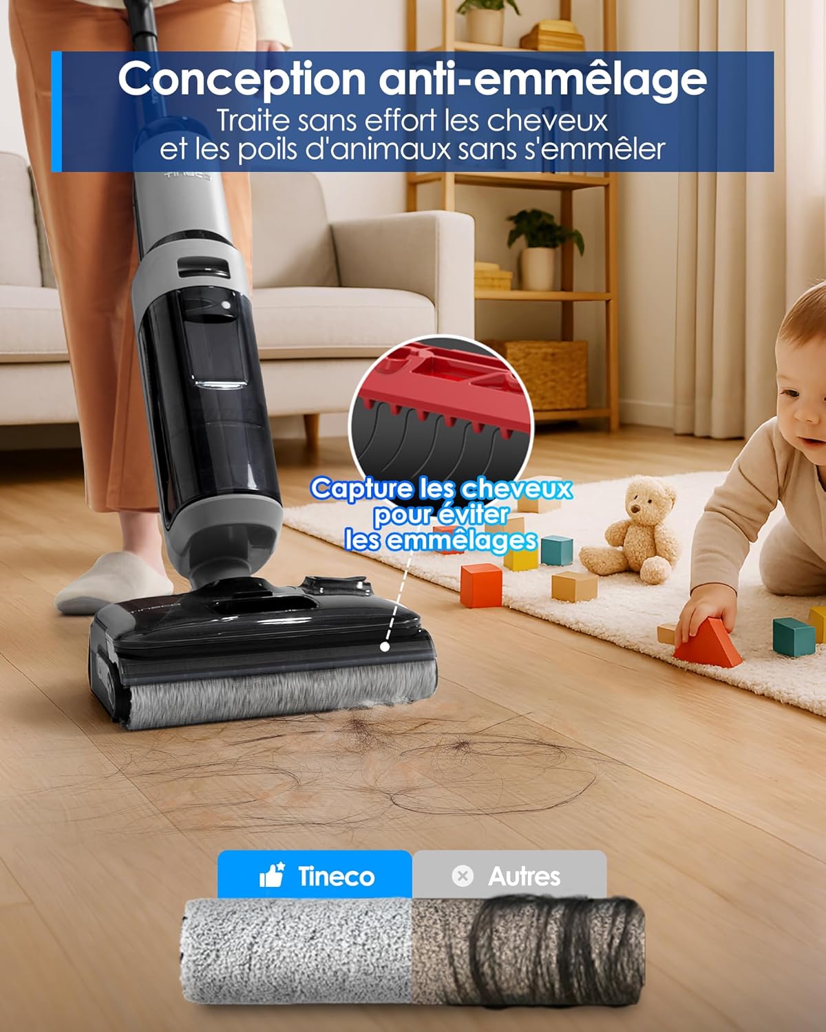 Tineco Floor One i5 Stretch Aspirateur Laveur 3