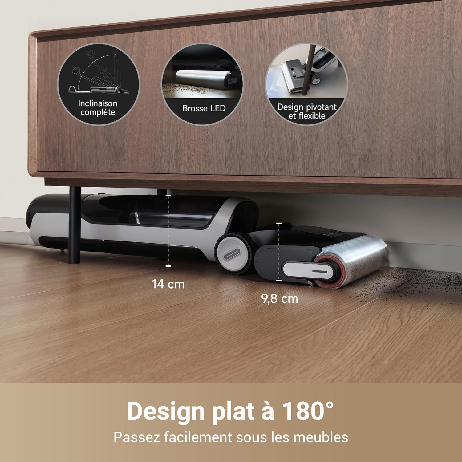 دريم H14 برو مكنسة كهربائية للغسيل والشفط by Dreame - View 2