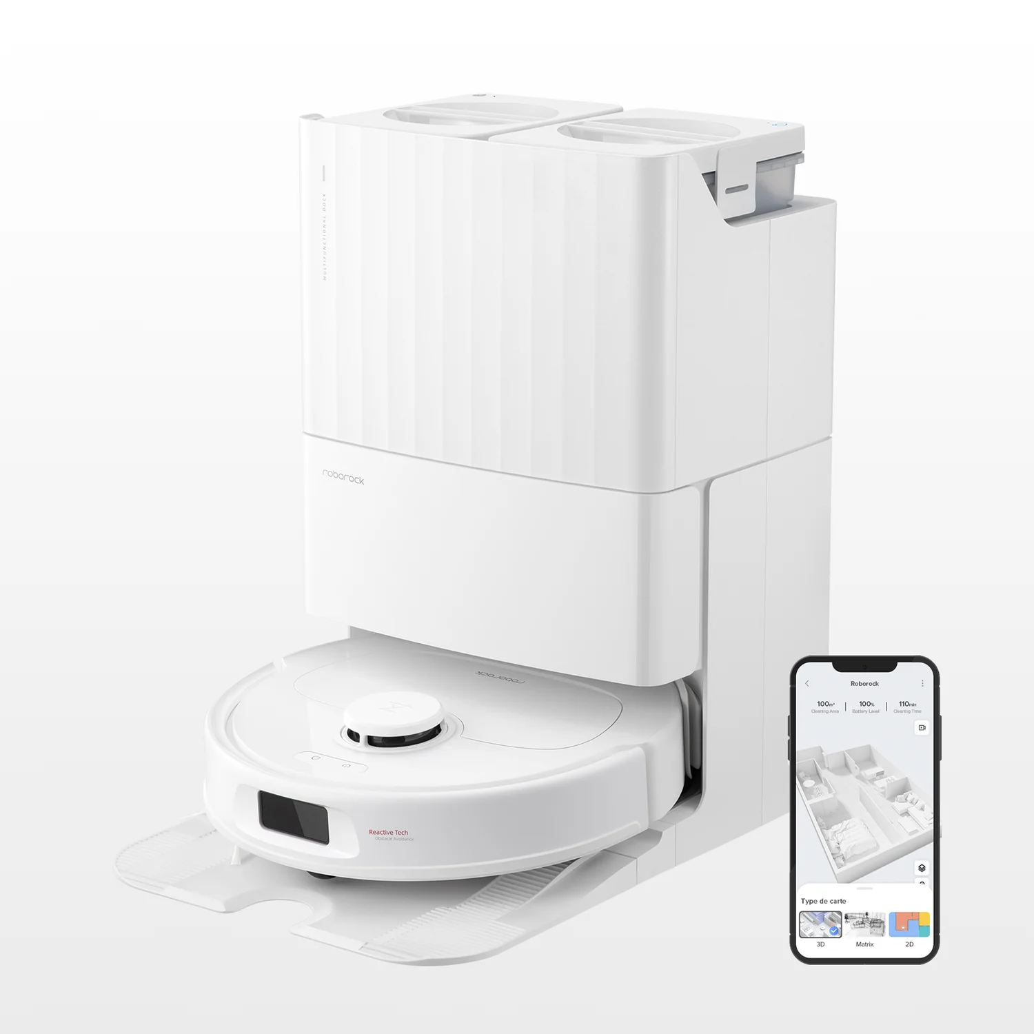 Roborock Qrevo S Robot Vacuum and Mop Set with Multifunction Station by Roborock