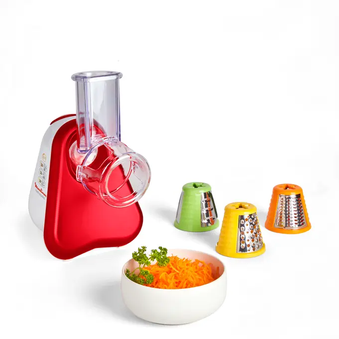 Fresh express 3-en-1, Découpe-légume, 3 cônes, blanc et rouge DJ753510