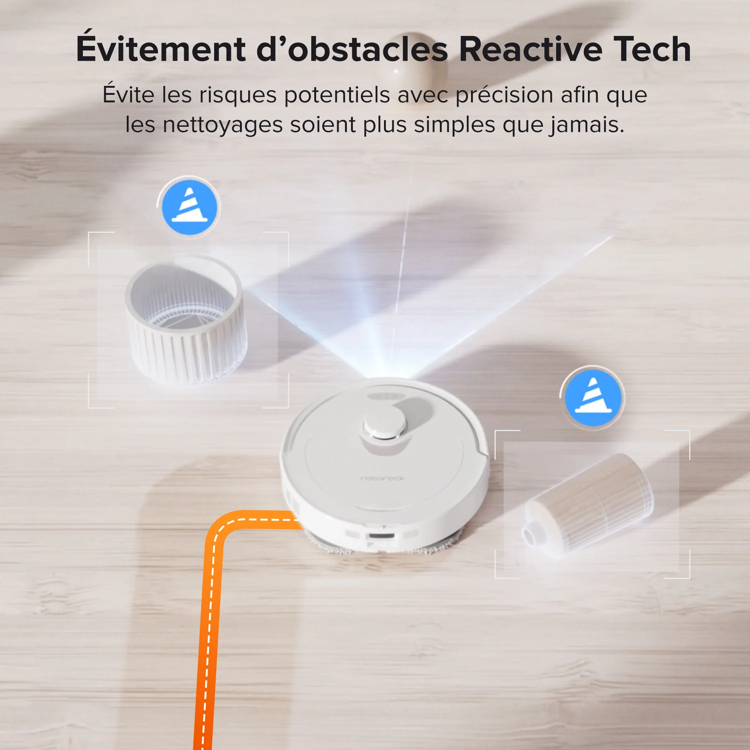 Roborock Qrevo Robot Aspirateur Laveur avec Station Multifonction 7