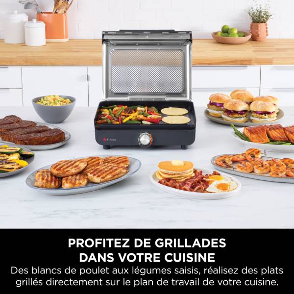 Grill et plancha d’intérieur Ninja Sizzle GR101EU 3