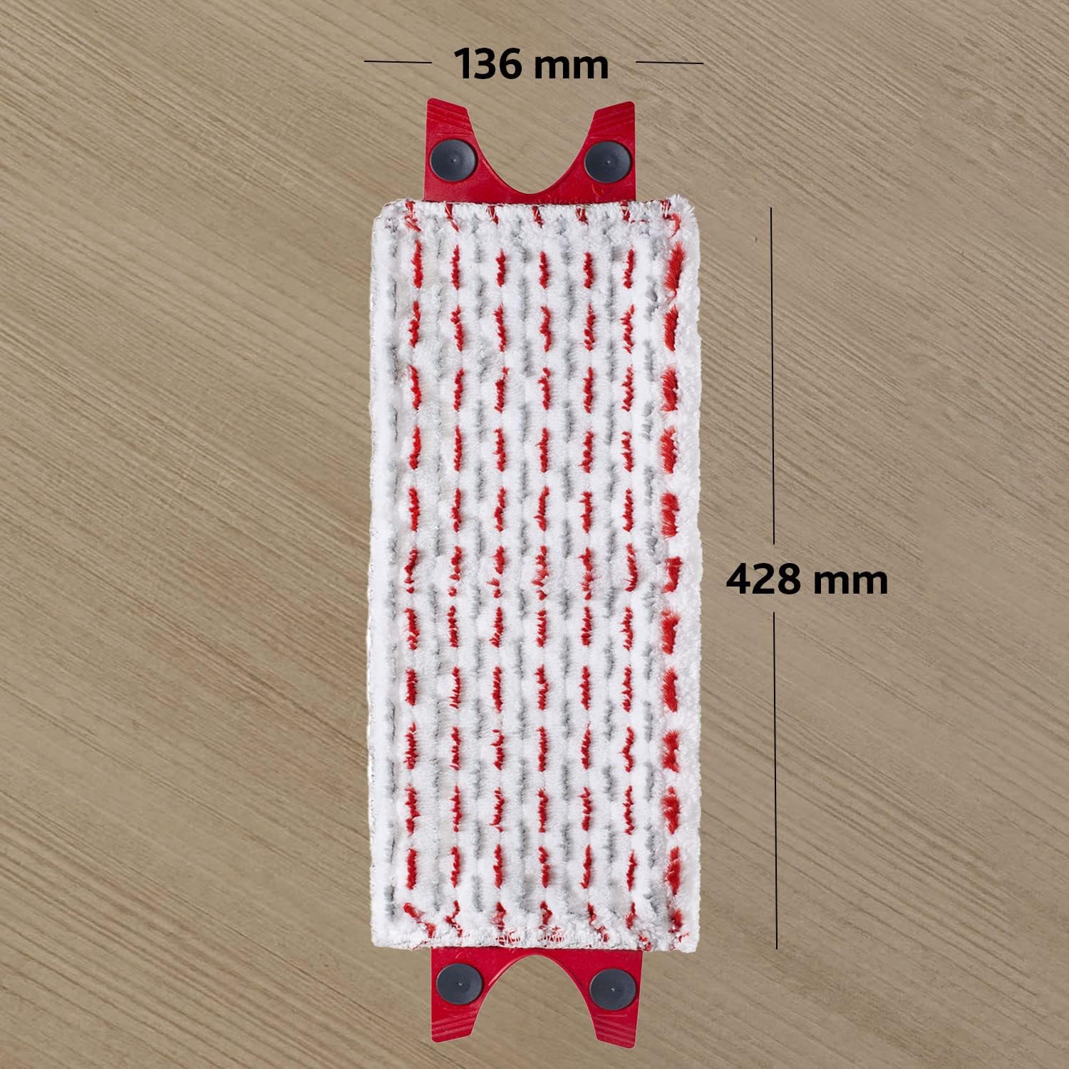 Vileda UltraMax 2-in-1 Microfibre Refill - White & Red by Vileda - View 2