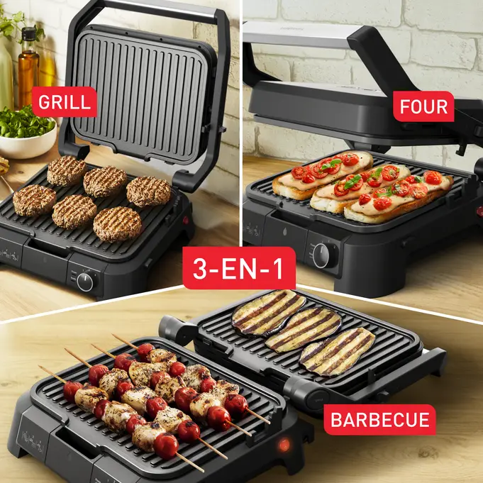 Tefal SuperGrill 3-in-1 – Contact Grill, Barbecue & Oven Position 3