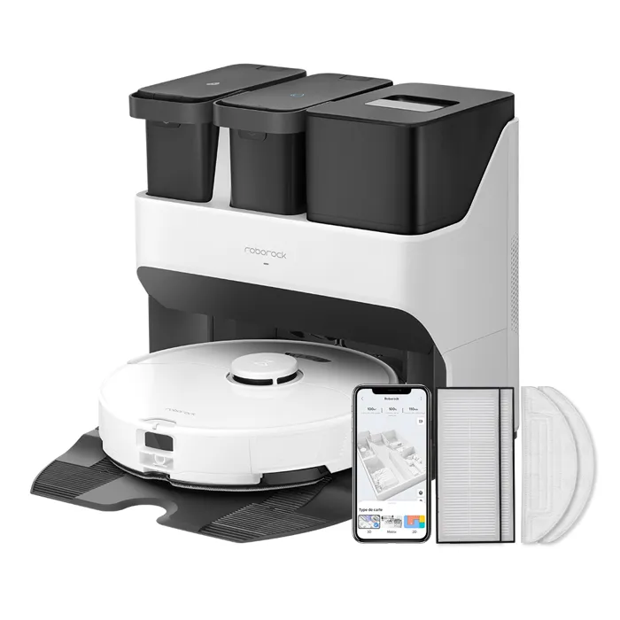 Roborock S7 Max Ultra Blanc - Robot Vacuum and Mop by Roborock