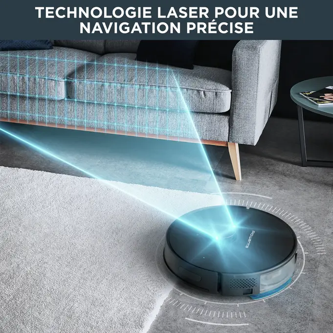 X-Plorer Series 75S+, Robot Vacuum Cleaner, Smart Navigation, 120min, Station 4