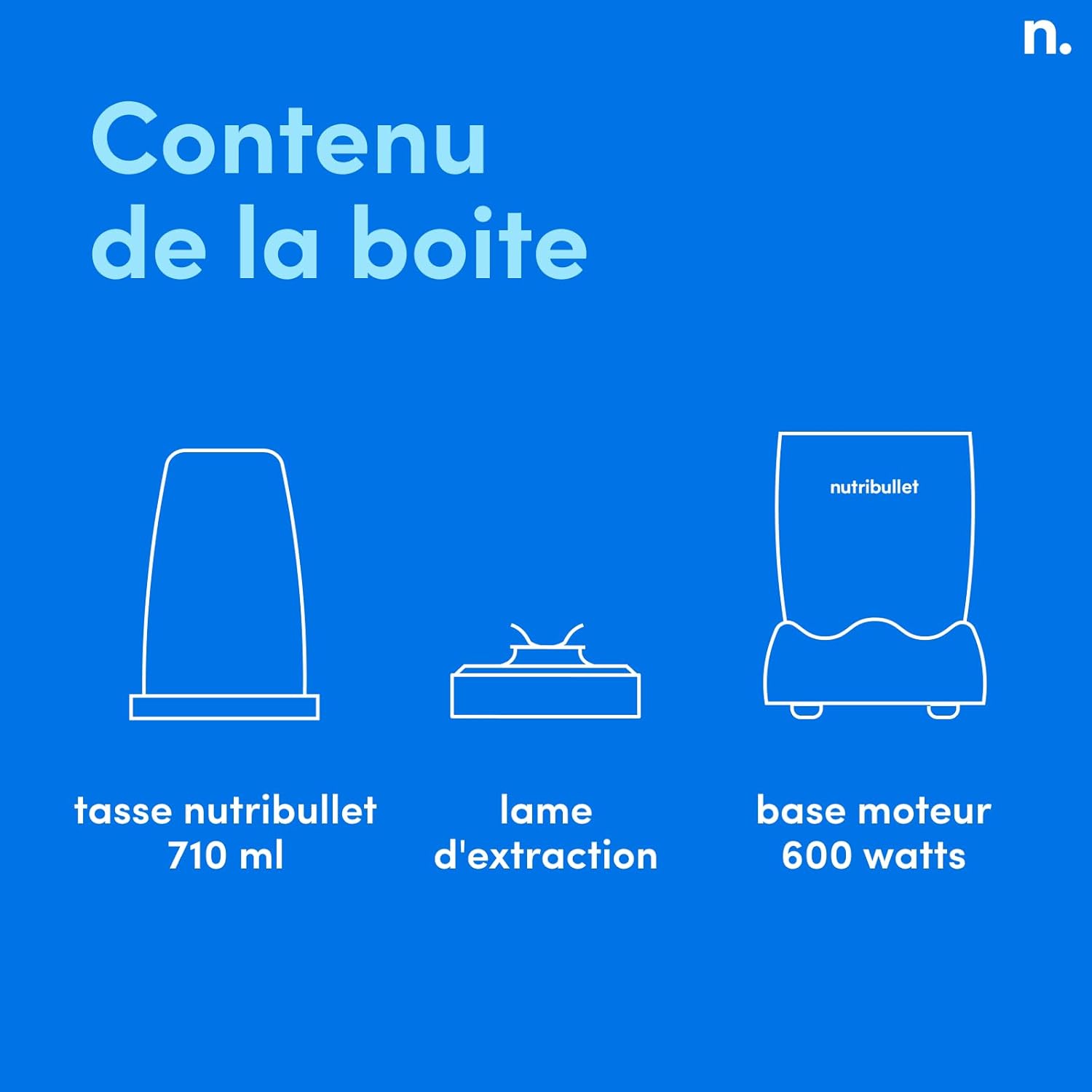 Nutribullet Original 600 Watts - 700 ML 7