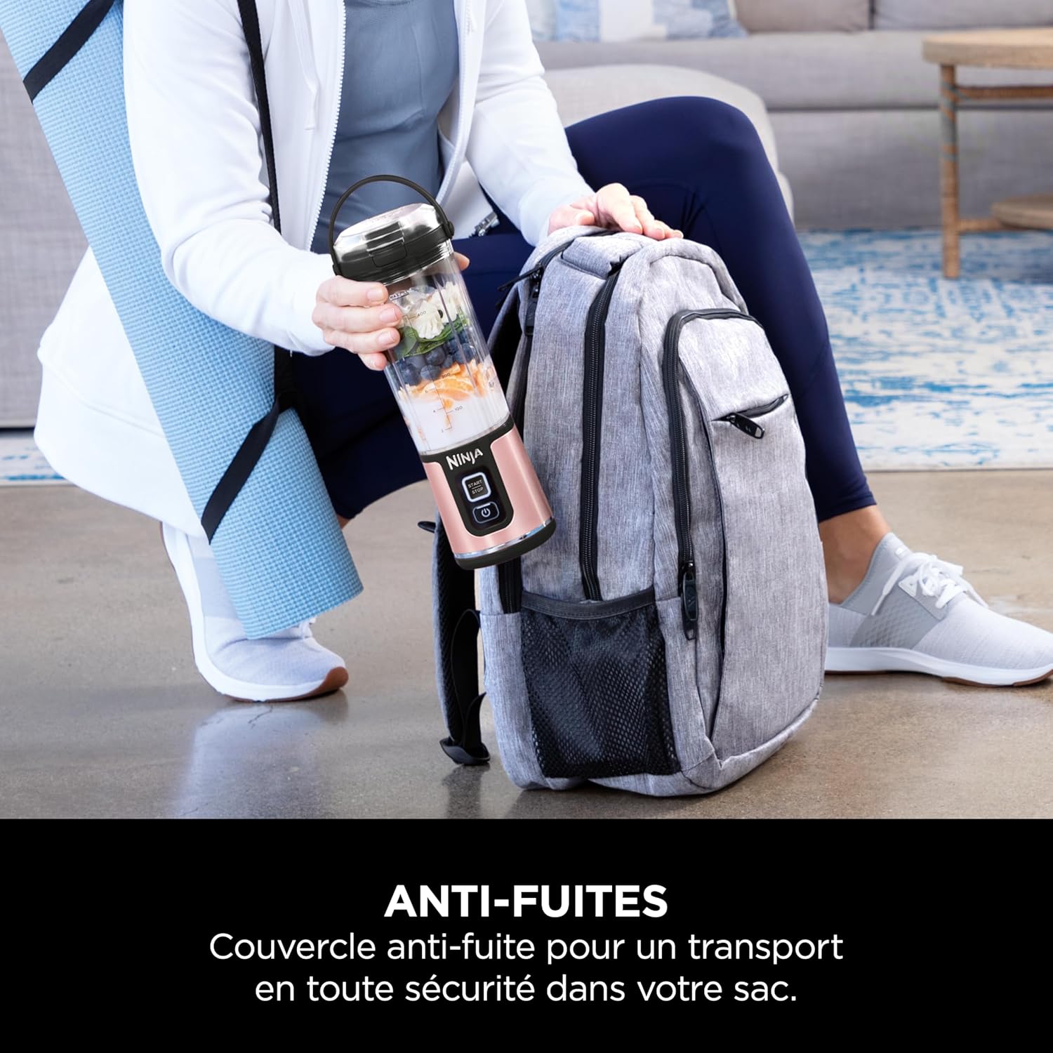 نينجا بلاست طقم 2 خلاطات محمولة 530 مل 8