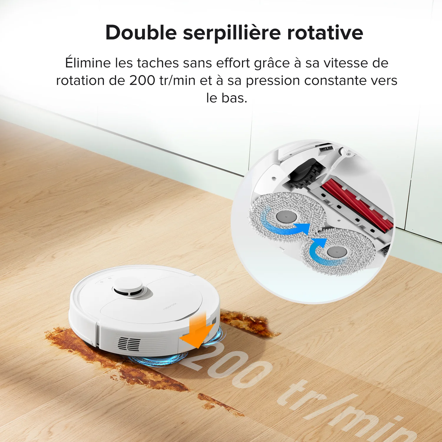 Roborock Qrevo Robot Aspirateur Laveur avec Station Multifonction 4