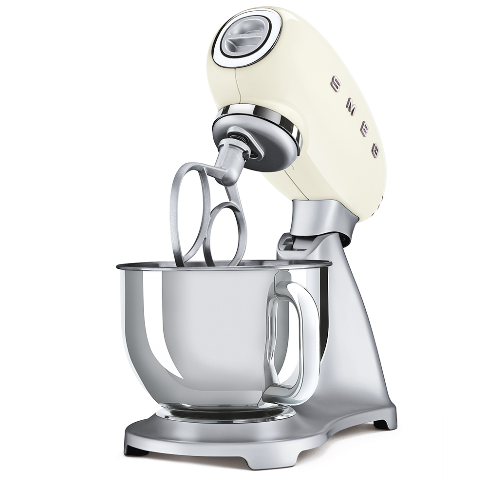 Stand Mixer Cream Stainless Base by Smeg - View 2