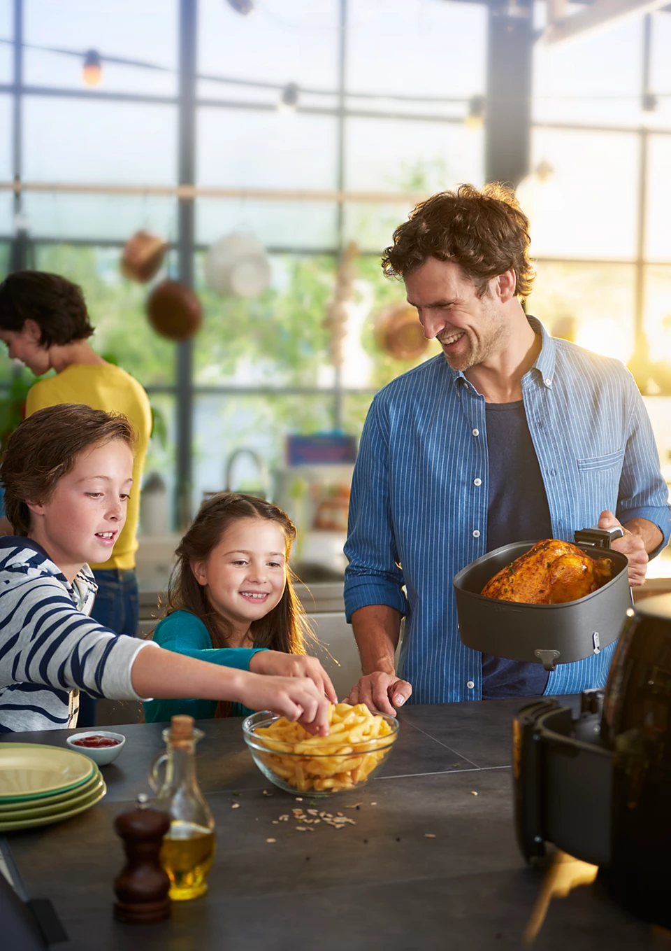 Friteuse Sans Huile Philips Premium 7.3L - HD9650/91 4