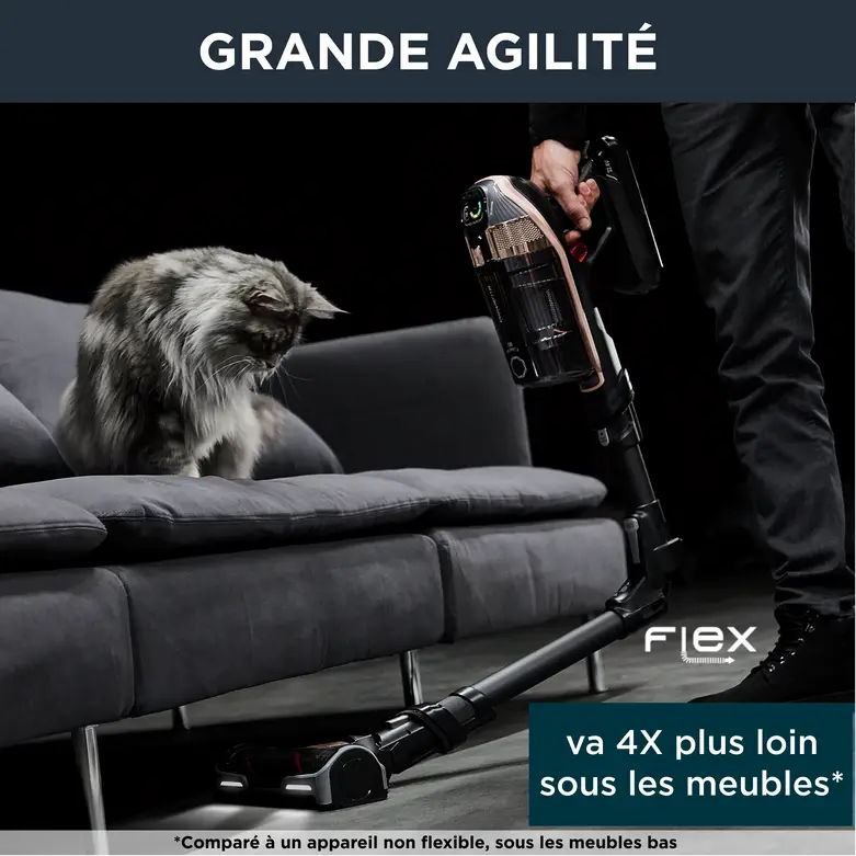 Rowenta X-Force Flex 15.60 Cordless Stick Vacuum – 230AW – 80min – Animal – RH99F1WO 5